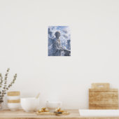 Ruhig / Engel / Wolkenhafen Poster (Küche)