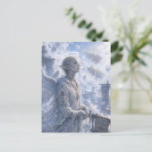 Ruhig / Engel / Wolkenhafen Postkarte (Stehend Vorderseite)