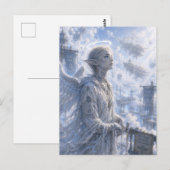 Ruhig / Engel / Wolkenhafen Postkarte (Vorne/Hinten)