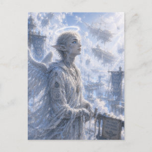 Ruhig / Engel / Wolkenhafen Postkarte