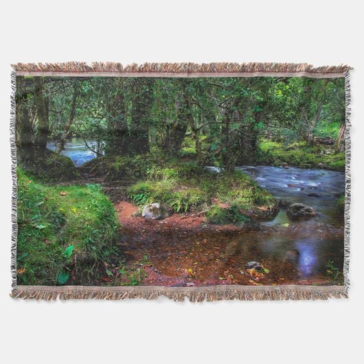 Ruhig fließt der Fluss - Dartmoor Nationalpark Decke (Vorderseite)