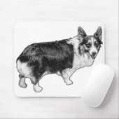 Ruhig-Fokus-Corgi-Spark Mousepad (Mit Mouse)