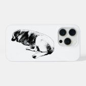 Ruhig gehalten iPhone hülle (Rückseite (Horizontal))