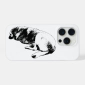 Ruhig gehalten iPhone hülle (Rückseite (Horizontal))