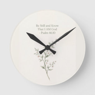 Ruhig-Hülle Runde Wanduhr