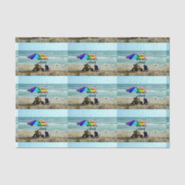 Ruhig - Jeden Tag ist Samstag. Gabelfischerei Seidenpapier