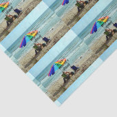 Ruhig - Jeden Tag ist Samstag. Gabelfischerei Seidenpapier (Ausschnitt)