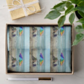 Ruhig - Jeden Tag ist Samstag. Gabelfischerei Seidenpapier (Geschenk)