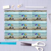 Ruhig - Jeden Tag ist Samstag. Gabelfischerei Seidenpapier (Handwerk)