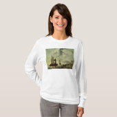 Ruhig oder, Boote nahe der Küste, nach 1651 T-Shirt (Vorne ganz)