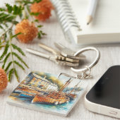 ruhig schlüsselanhänger (Vorderseite rechts)