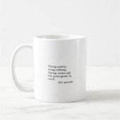 Ruhig sitzen kaffeetasse (Links)
