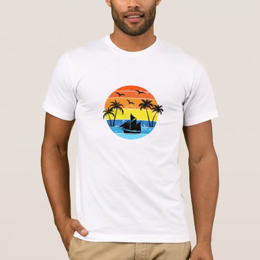 ruhig tropisch T-Shirt (Vorderseite)