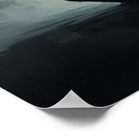 ruhig (Tür 1051) Poster (Ecke)