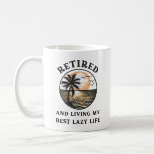 Ruhig und lebe mein schönes Leben Kaffeetasse