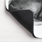 Ruhig unter der Hand Mousepad (Ecke)