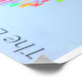 ruhig, voller Pfeile Poster (Ecke)