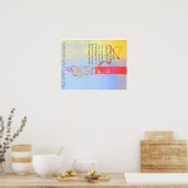 ruhig, voller Pfeile Poster (Küche)