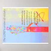 ruhig, voller Pfeile Poster (Vorne)