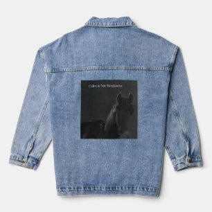 Ruhig Wilde Ruhe Ist Keine Schwäche Jeansjacke