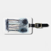 Ruhige Abstrakte Bäume Gepäckanhänger (Vorderseite horizontal)