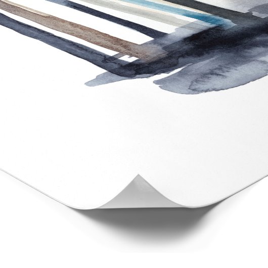 Ruhige Abstrakte Bäume Poster (Ecke)