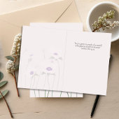 Ruhige Anemone Muttertags-Karte Karte