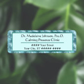 Ruhige Aquamarine Schuppenflechte Psychotherapie o