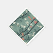 Ruhige Asiatische Bambusblüte  (7) Serviette (Ecke)