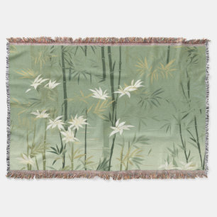 Ruhige Asiatische Bambusblüte Decke