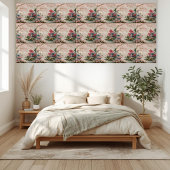 Ruhige, asiatische Blossom & Pagoda Chinoiserie Ti Fliese