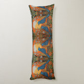 Ruhige Atmosphäre: Vogeldesign Kissen (Rückseite (Vertikal))