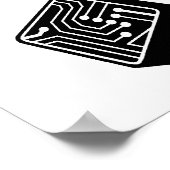 Ruhige Ausbildung am Arbeitsplatz Poster (Ecke)