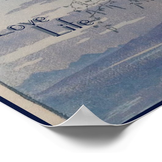 ruhige Aussicht Poster (Ecke)