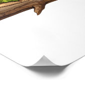 Ruhige Bärenbären Kinderzimmer Wall Art Poster (Ecke)