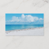 Ruhige Beach-Business-Karte Visitenkarte (Vorderseite)