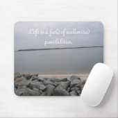 Ruhige Beach Mouse Pad Mousepad (Mit Mouse)