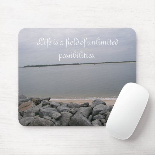Ruhige Beach Mouse Pad Mousepad (Mit Mouse)
