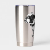 Ruhige Begleitung Thermobecher (Vorderseite)