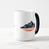Ruhige Berge Majestät Tasse (VorderseiteRechts)