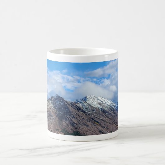 Ruhige Berglandschaft Kaffee Tasse (Mittel)