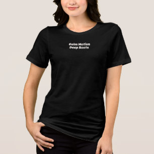 Ruhige Bewegung Tiefe Wurzeln Erdverbundener Stil Tri-Blend Shirt