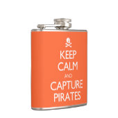 Ruhige Bilder behalten und Piraten in beliebiger F Flachmann (Rechts)