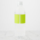 ruhige Bindung Wasserflaschenetikett (Rückseite)