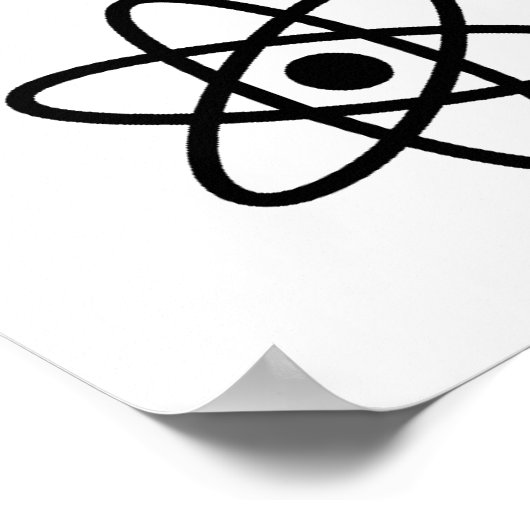 Ruhige Bitte, Physiker am Arbeitsplatz Poster (Ecke)