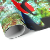 Ruhige blaue Textur Geschenkpapier, Glatte Textur Geschenkpapier (Rolleneckpunkt)