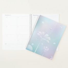 Ruhige Blumen-Hardcover-Tagesplaner Planer
