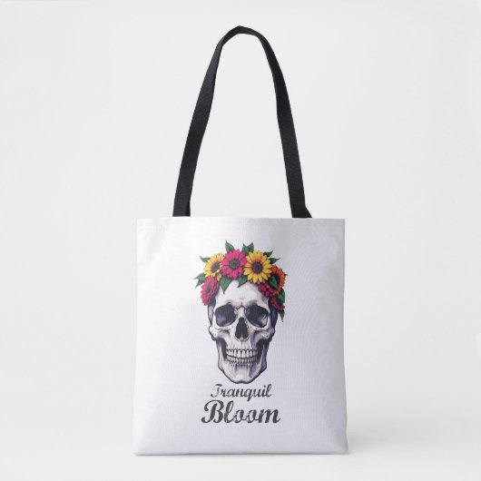 Ruhige Blüte Tasche (Vorderseite)
