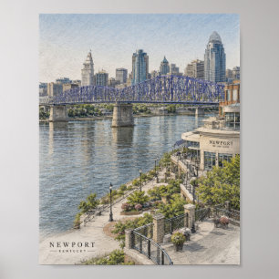 Ruhige botanische Zweige Wanddekoration Poster