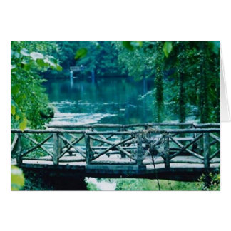 ruhige Brückenkarte
